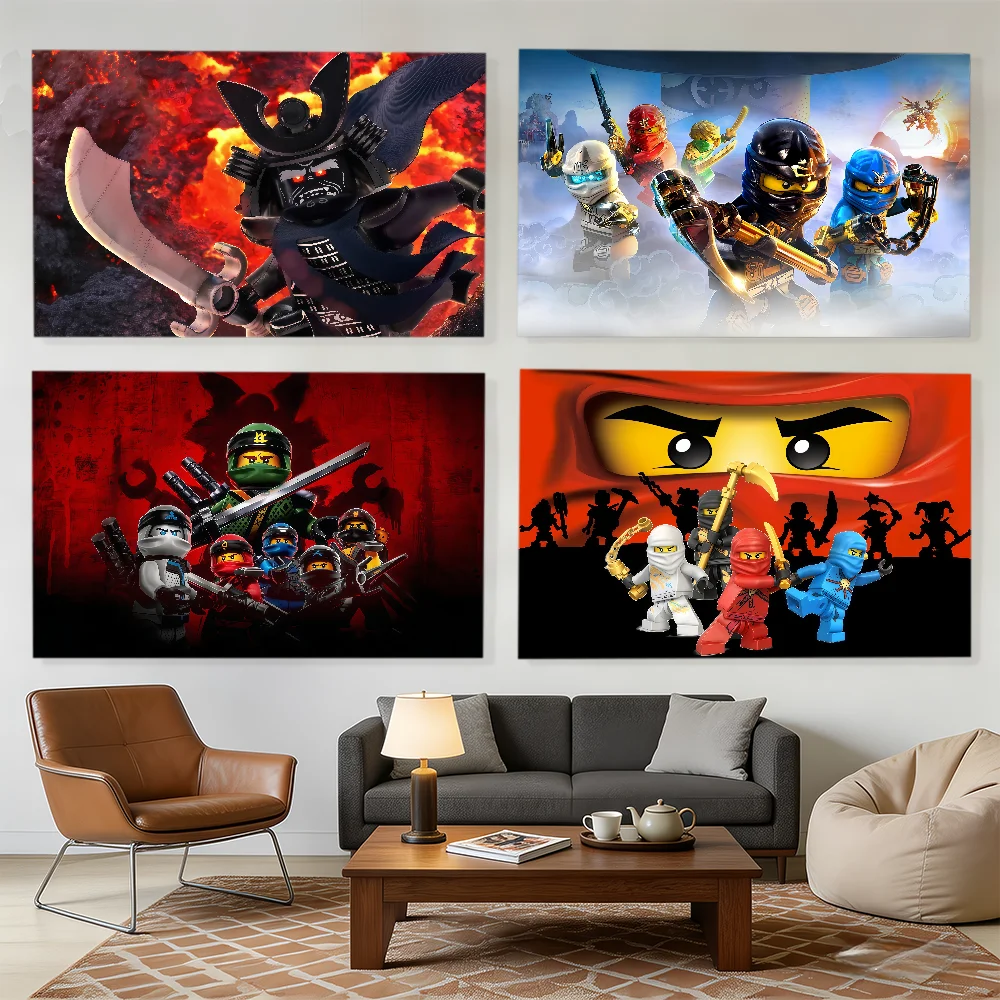 L-LEGO N-Ninjago-Flagge, dekorative Banner, geeignet für Outdoor-Camping, Familienfeiern und Gartenwände, Geschenk