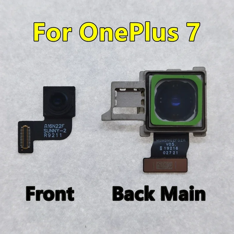 Kamera belakang depan untuk OnePlus 7 / OnePlus 7T / OnePlus 7 Pro, suku cadang pengganti fleksibel modul kamera hadap belakang untuk OnePlus 7 / OnePlus 7T / OnePlus 7 Pro