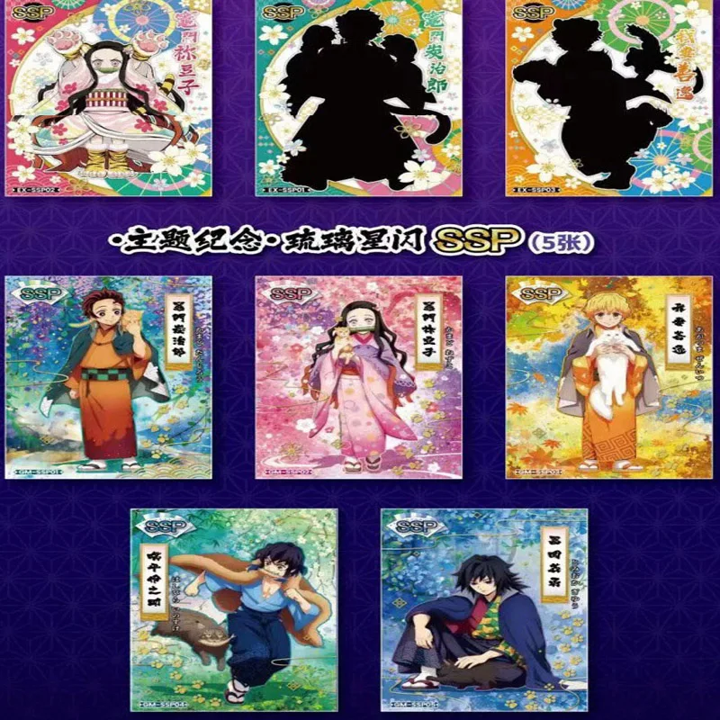 Wholesale Demon Slayer Cards Booster Box Official Anime Trading Game Collection Japanese Style Gift For Fans