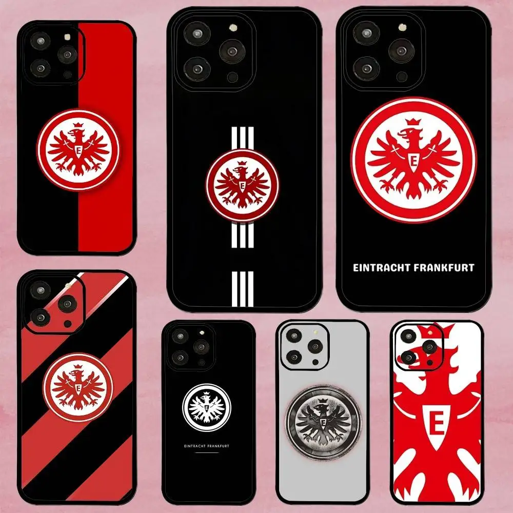 E-Eintrachts F-Frankfurts Nueva Armadura Parachoques A Prueba De Golpes Funda De Tel корпора Para Apple IPhone 11 12, 13, 14, 15, 16 17