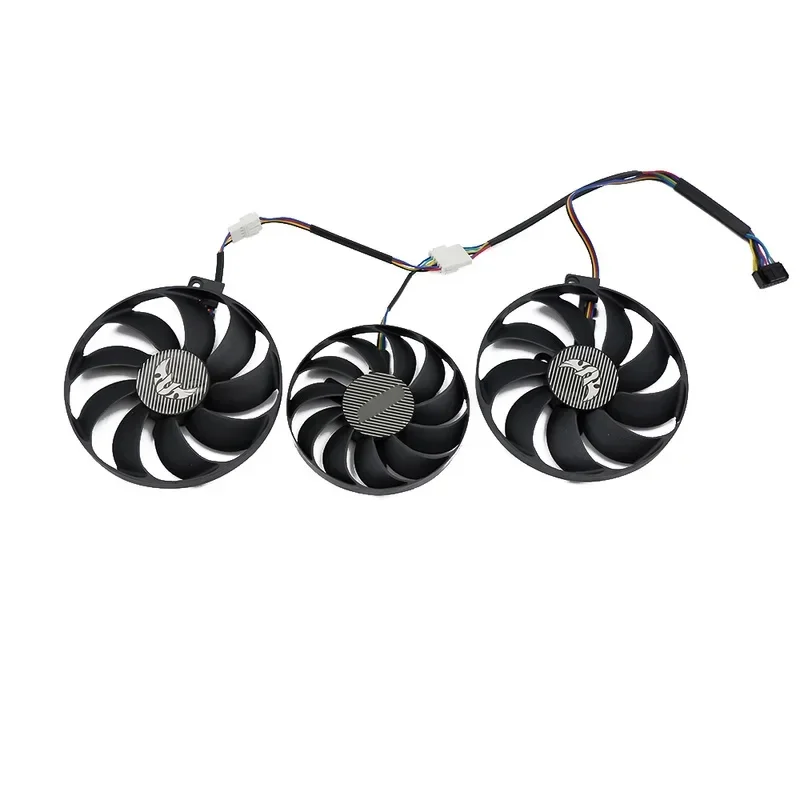 90MM 7Pin GPU Cooling Fan T129215SU T128010SU For ASUS TUF X3 EVO OC RX5600XT RX5700XT Video Card view 2
