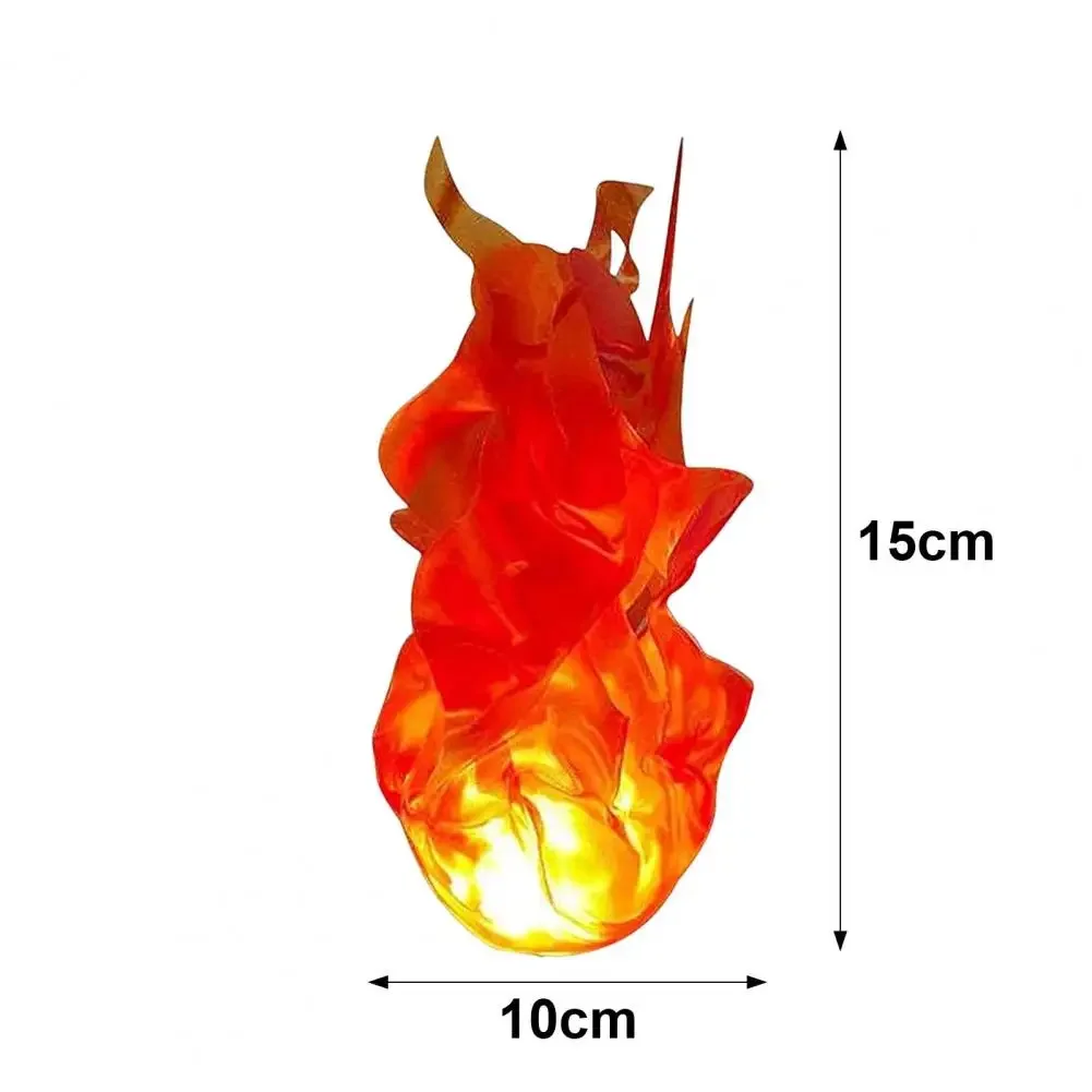 Illuminated Fireball Decor Halloween Decoration 2pcs Halloween Floating Fireball Artificial Fake Flame Floating  Firebal Prop