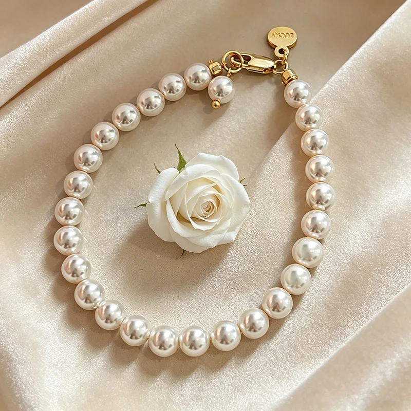 100% Freshwater Pearl Bracelet for Women - Unique Natural Pearl Jewelry, Girls Birthday Gift
