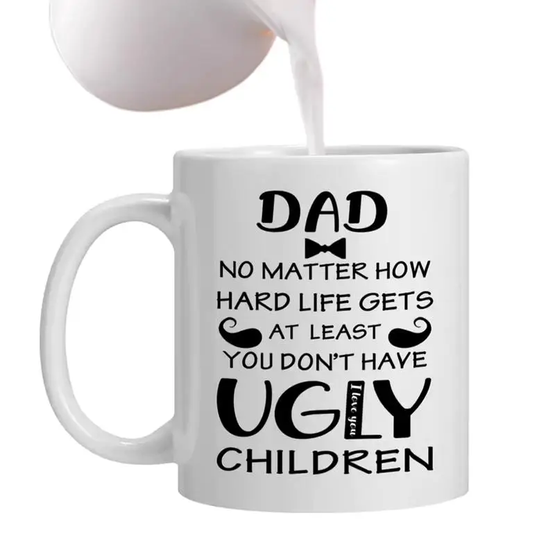 

Father Ceramic Mug Funny Coffee Mug For Dad With Handle Father Day Drinking Cup Maintain Good Taste Breakfast Afternoon Tea Cup