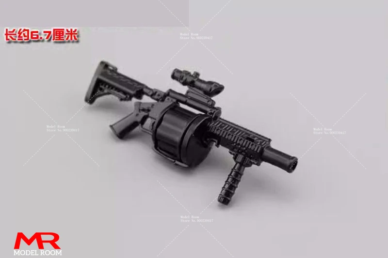 1/12 Scale Mini Sniper Rifle Gun Model AKM M4A1 98K Weapon Scene Accessories Fit 6'' Male Female Soldier Action Figure Body