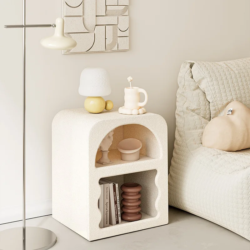 

Bedside Cabinet Simple Bedside Cabinet Creative Designer Ins Style Storage Cabinet Small Bedroom White Storage