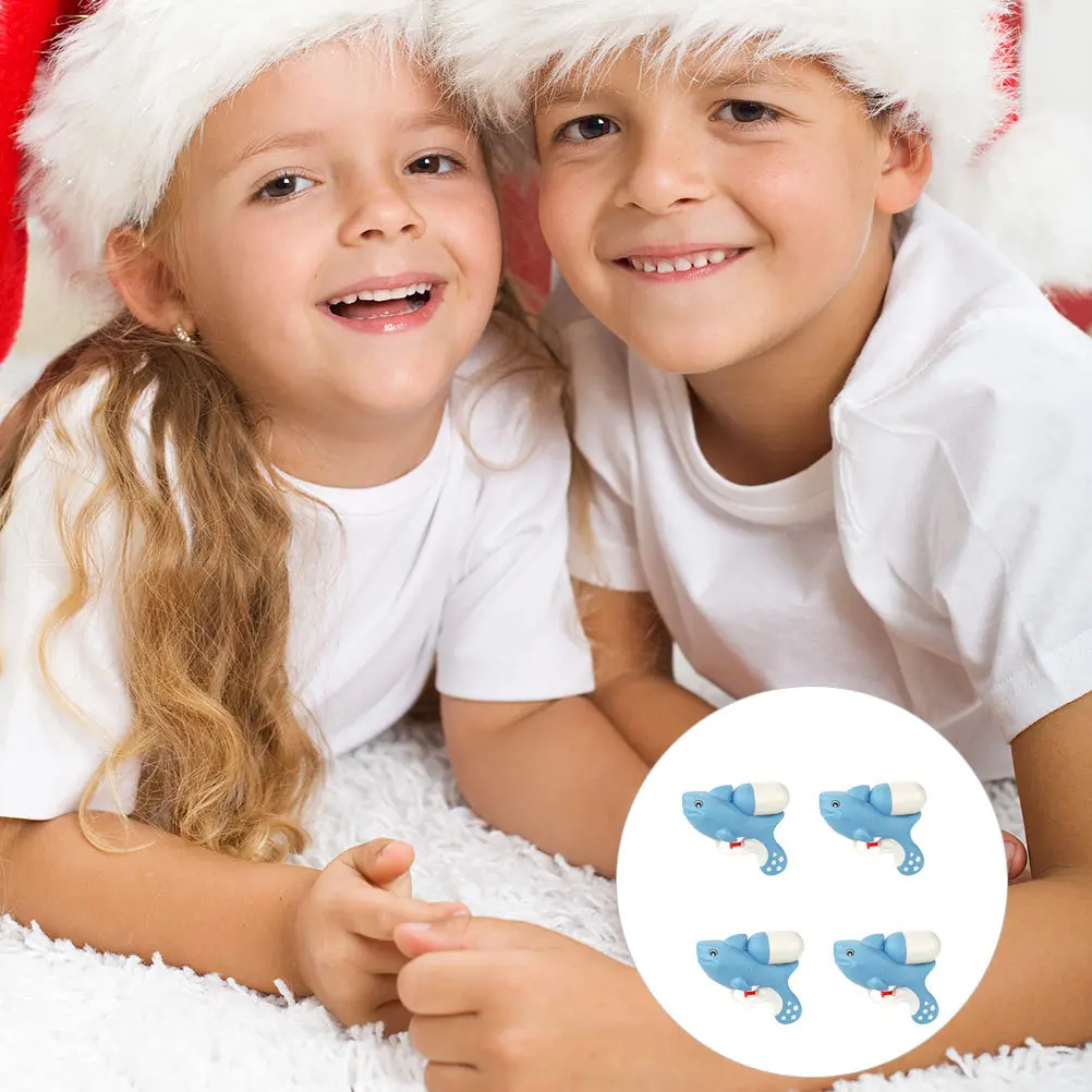4 Peças de Mini Pistolas de Água para Festa de Verão, Brinquedos Leves e Portáteis para Crianças, Diversão na Praia e ao Ar Livre