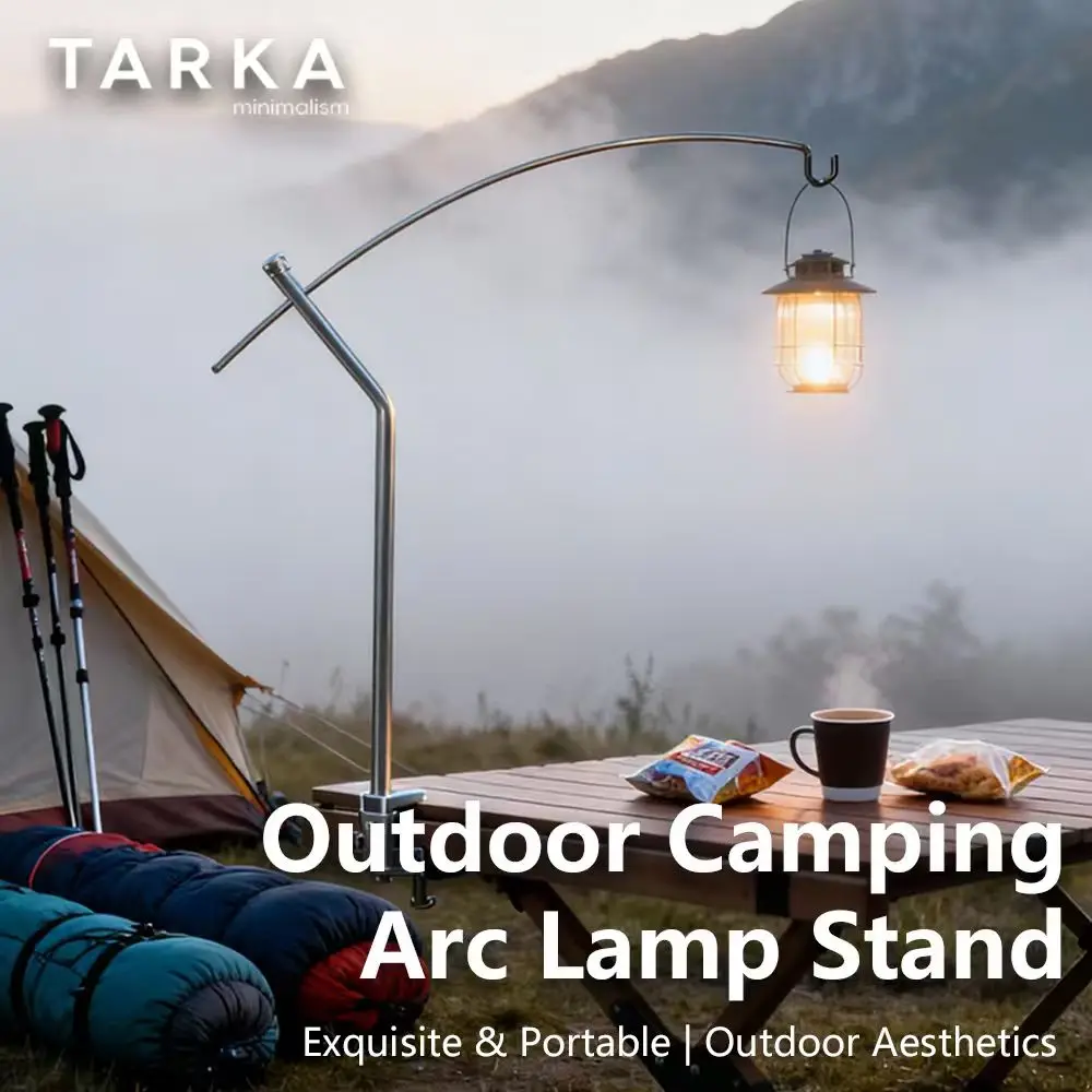 

Съемная вешалка для кемпингового фонаря TARKA, регулируемая подставка для освещения на направление и длину, новинка, легкий держатель для фонаря с освещением