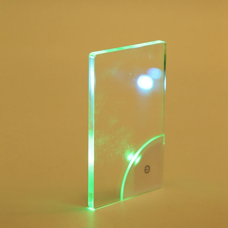 Ежедневный светодиодный пустой акриловый светящийся светильник для визитных карточек, прозрачная доска с именем, подарок «сделай сам» для мужа, парней, подарок для даты