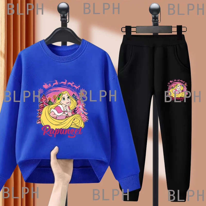 

Мягкий и удобный! Рождественский синий детский костюм с круглым вырезом Disney, осенне-зимний костюм с капюшоном Hardy