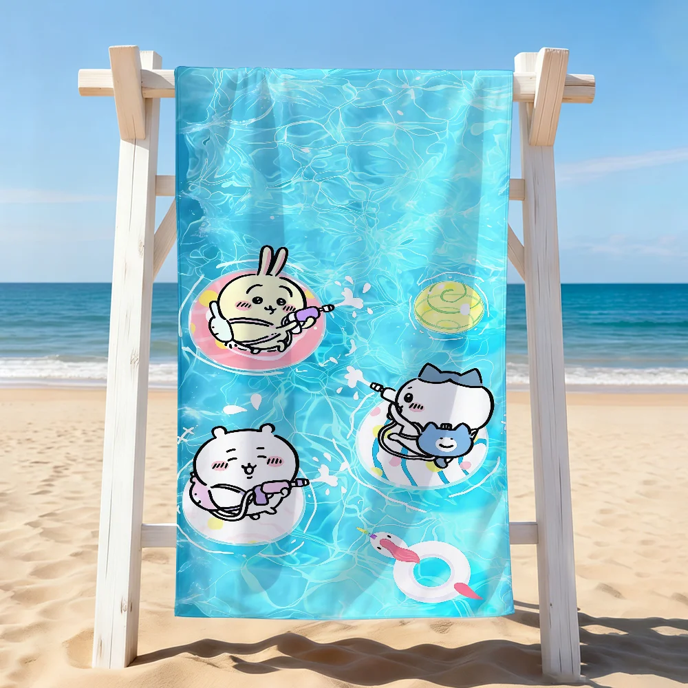 Cartoon C-Chiikawa Towel Drying Bath Towel Applicable To Light Swimming Camping Yoga Beach Out