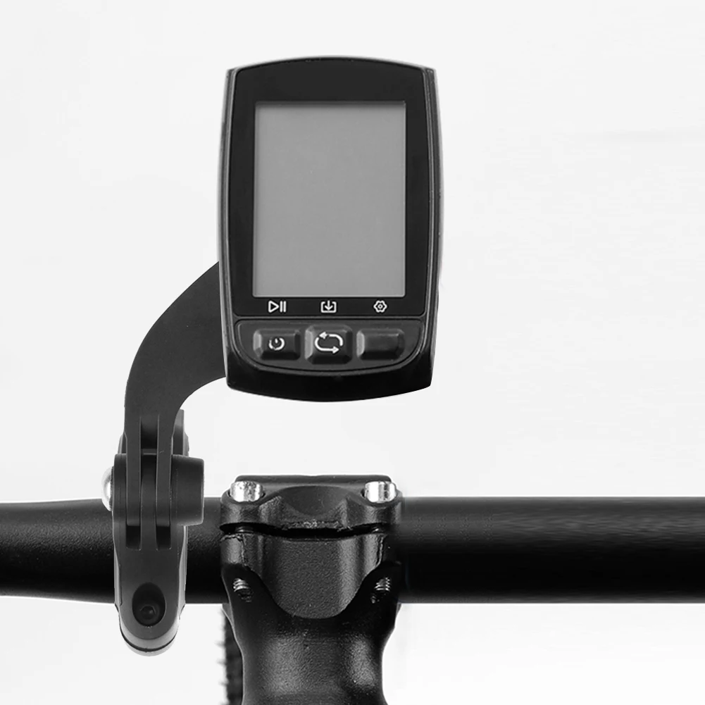 

Computer Mount Extension Rack Adjustable Angle Centered View for Garmin XOSS Magene IGPSPORT Universal Bicycle Computer Holder