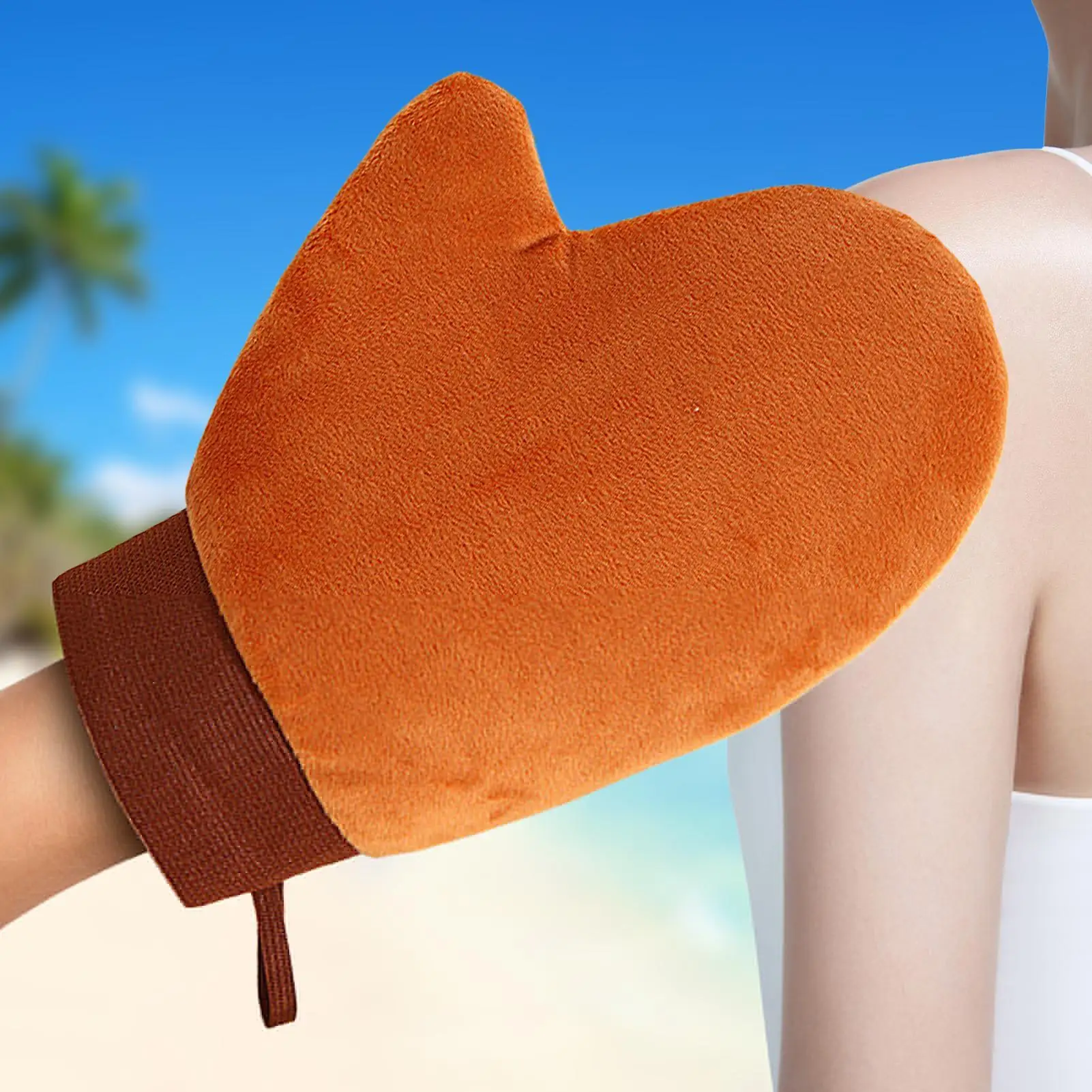 Self-tanning gloves Reusable Self Tanner Mitt Body Lotion Gloves Hands Applicator for applying sunscreen and body lotion