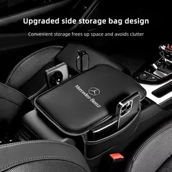 Car Armrest Box Pad Center Console Arm Rest Storage Pocket For Mercedes Benz AMG GLE GLS GLC CLA GLB ML W204 W206 W205 W212 W203