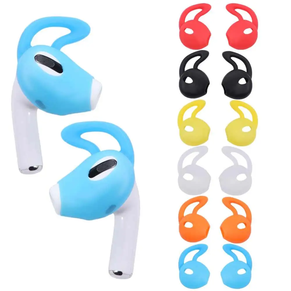

1 Pair Silicone Earphone Holder Anti Drop Non-Slip Silicone Earbud Covers Prevent Falling Off Anti Falling Body Building