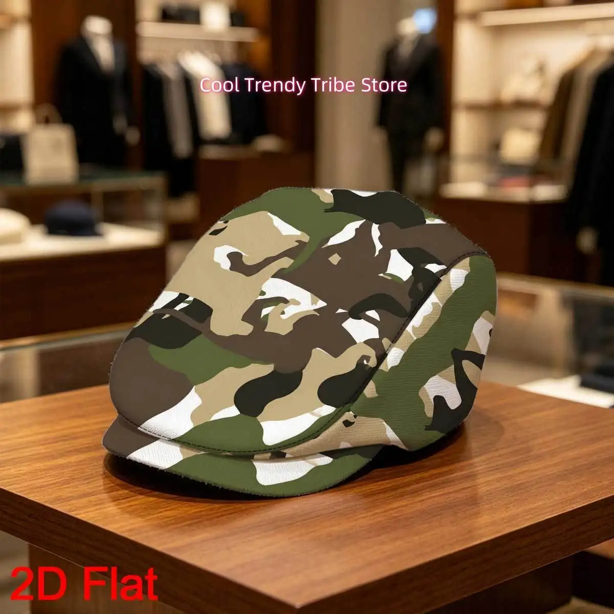 1pc 2D Flat Vintage Gentleman'S Hat Painter'S Hat Ivy Cap Men Beret Hat Breathable Design Non-Stretch Fabric Casual Outfits Idea