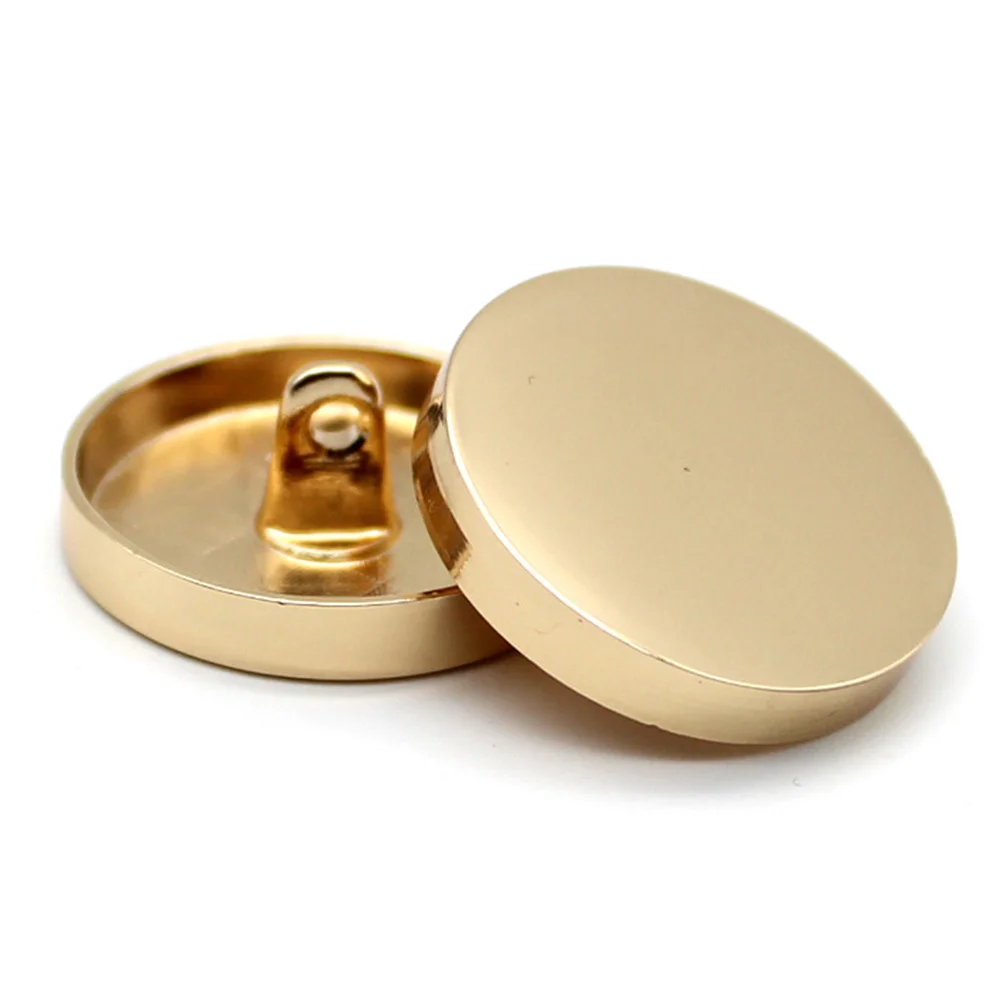 

20Pcs Stylish Alloy Buttons Simple Metal Buttons for Sewing DIY Clothing Decoration Craft Projects Costume Metal Button