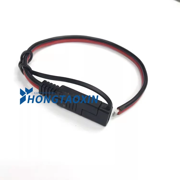 Cavo di alimentazione automobilistico SAE di alta qualità, connettore a proiettile per auto single-ended, tappo antipolvere, filo 14AWG in rame puro