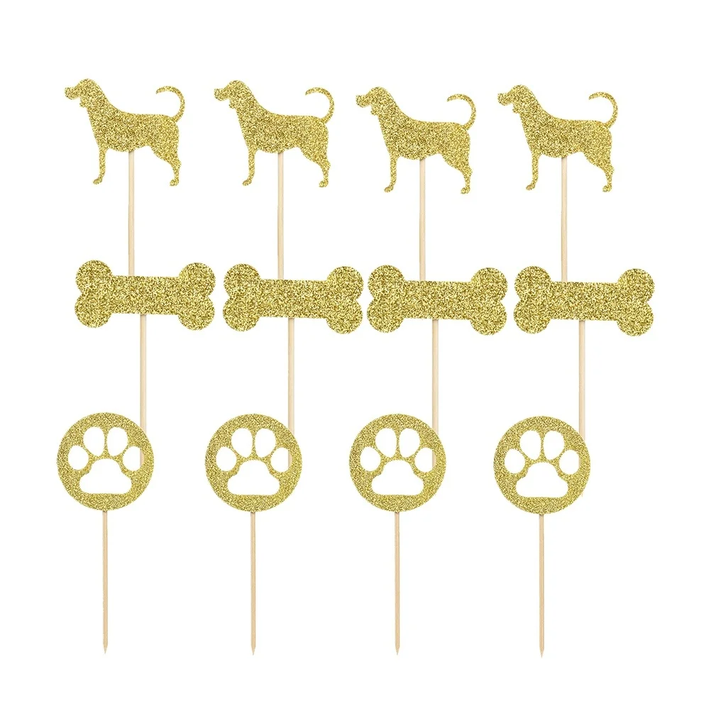 

Cake Topper Dog Bone Cake Topper Footprint Cake Decor Cake Decor Footprint Dog Dessert Decor