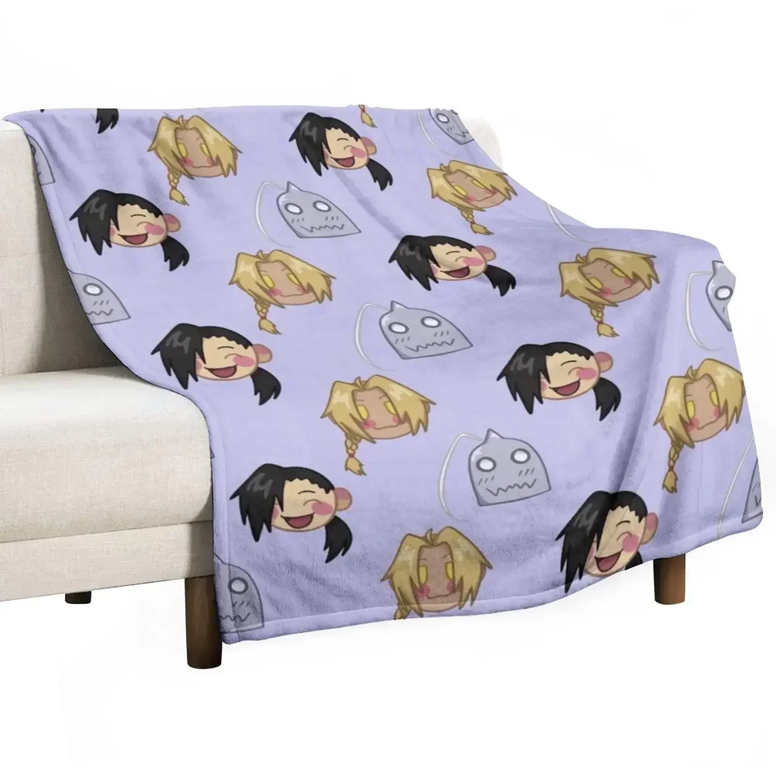 

Ed, Ling, and Al Tile Print Throw Blanket Sofa Throw Sofa Blankets