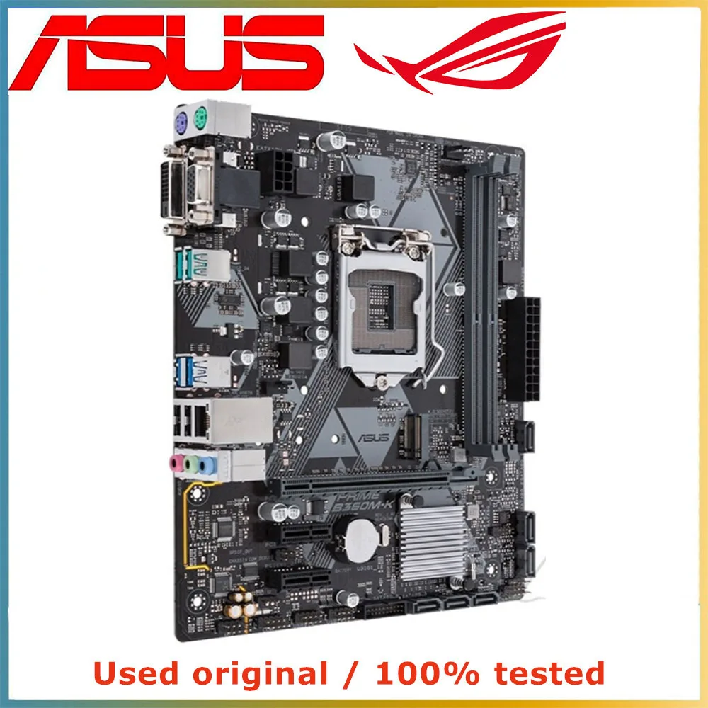 For ASUS PRIME B360M-K Motherboard B360 LGA1151 Micro-ATX DDR4 Max 64GB M.2 HDMI SATA3.0 Intel 8th 9th Gen Core CPU
