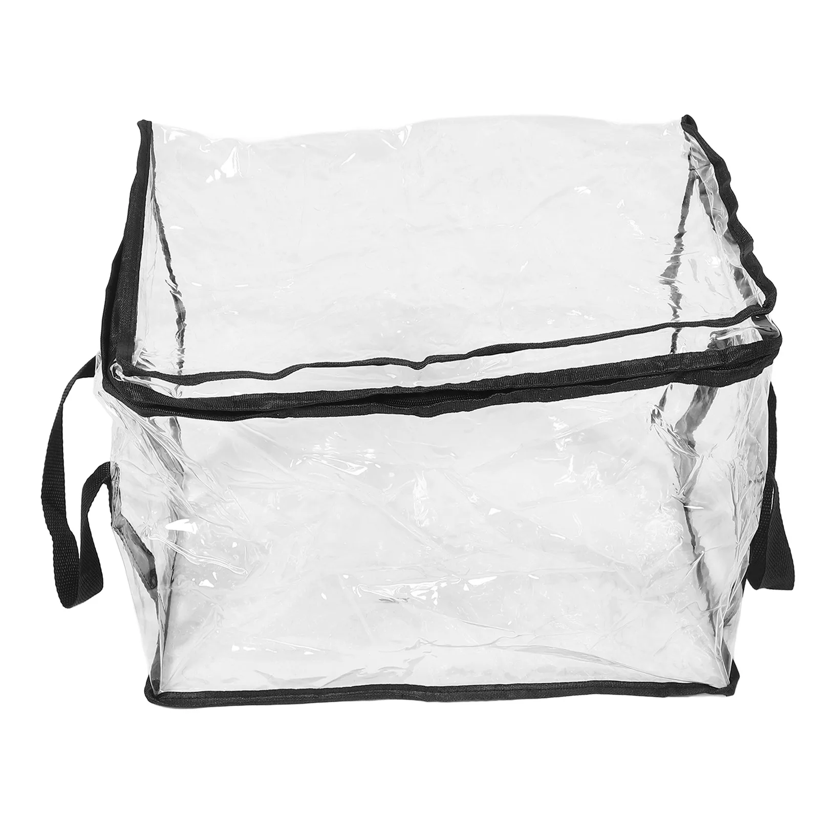 

Book Storage Box Transparent Large Capacity Desktop Holder Foldable Office ganizer Clear Case Study Room Solution