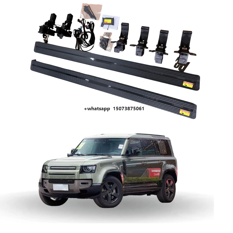 2020 Aluminum Alloy Automatic Electric Side Pedal Running Board Body Parts for  Defender  110