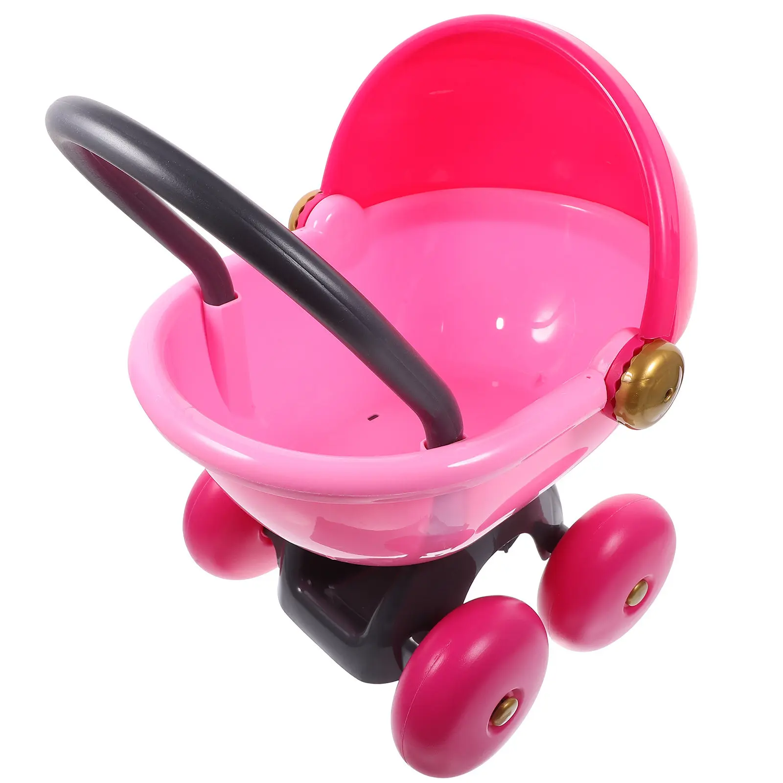 

Mini Shopping Trolley for Role Play Scene Simulation Lifelike Dollhouse Decor Easy Install Storage Tool Elegant Color Gift Idea