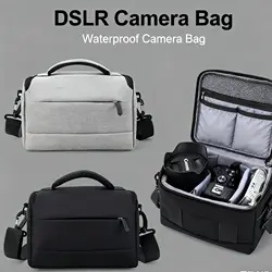 Digital DSLR Camera Shoulder Bags Photography Bag Waterproof Bag Nylon for Canon Nikon Sony Micro Single Camera Sleeve