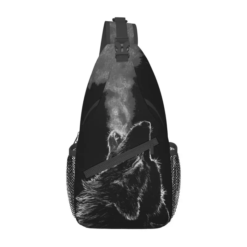 

Wolf Claw Sling Crossbody Backpack Men Custom Chest Shoulder Bag for Traveling Daypack