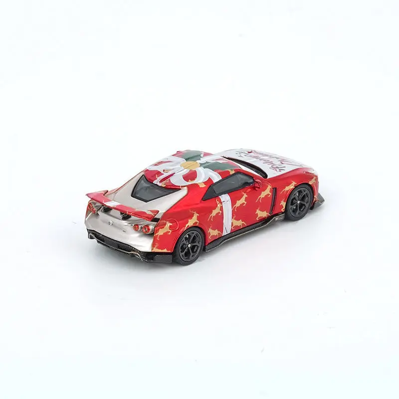 INNO 1:64 Nissan GTR R50 2024 Natal Limitado Liga Modelo de Carro Carro Esportivo Colecionável Contém Modelo Escondido