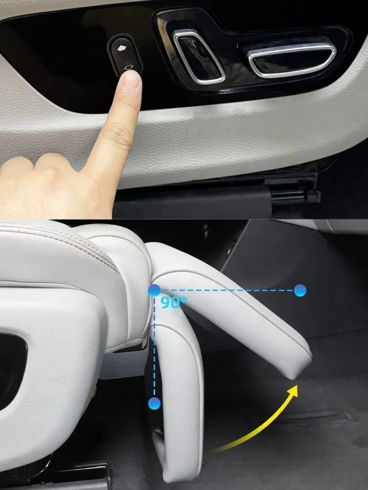 

Электрические подставки для ног пассажира GAC Trumpchi GS8: комфортные, прочные, регулируемые на 90 градусов, аксессуары для интерьера