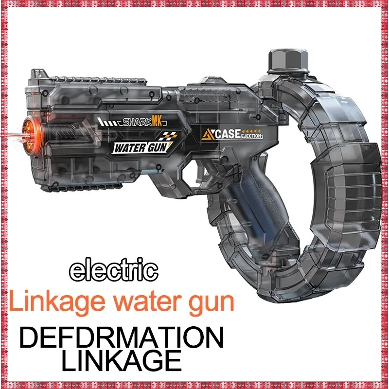 Elektrische Wasserpistolen für Erwachsene, leistungsstarke Spritzpistolen mit automatischer Wasseraufnahme, Wasserblaster, Sommer-Outdoor-Strandspielzeug für Jungen, Kindergeschenk