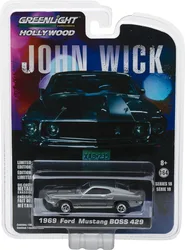 GreenLight 1/64 1969 JOHN WICK  ford mustang boss 429  Collection of Simulation Alloy Car Model Children Toys