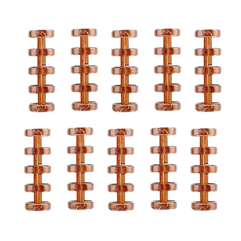 10/50Pcs Snap Split Binder Rings for Stationery