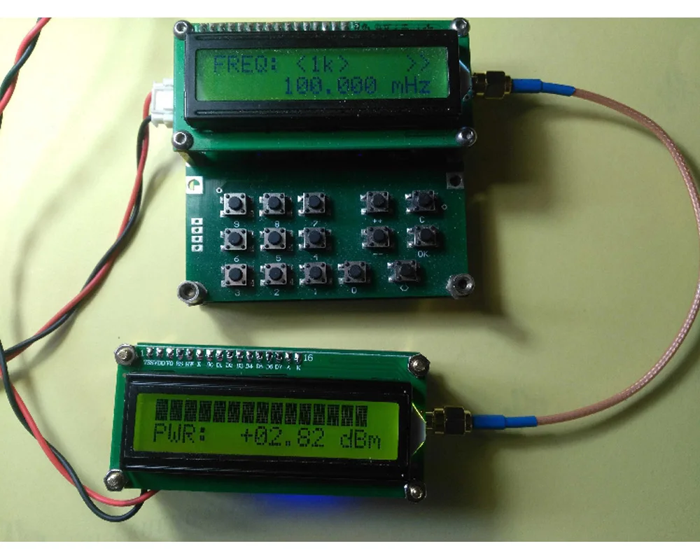 GL2700 RF power meter 5kHz--2700mHz simple Digital LCD RF power meter Logarithmic Detection Radio Frequency FOR HAM Amplifier