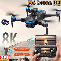 M6 Drone 8K Professional HD Camera Drones 5G WIFI FPV Video 4K/6K/8K UAV With screen Remote control RC Quadcopter Drone 2025