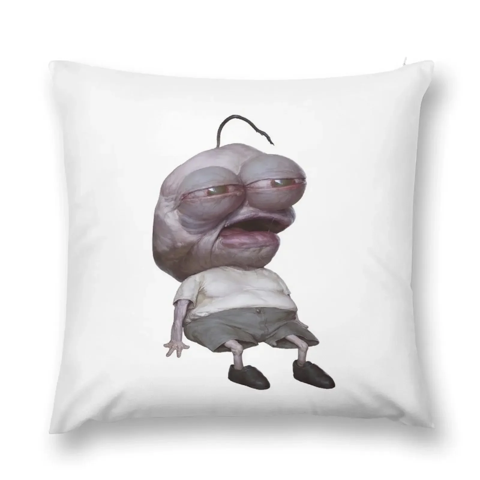 

Smiling Friends Depressed Pim - Adult Swim Throw Pillow Decorative Cushion home decor items pillow