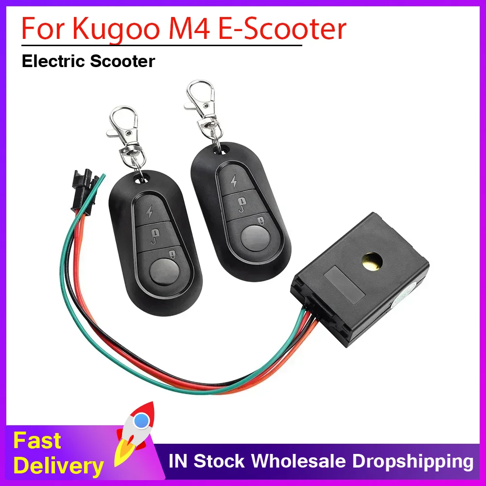 E-Bike Anti-Theft Bell Safety Alarm Remote Control Alarm Anti Theft Device for Kugoo M4 Electric Scooter Kickscooter Parts