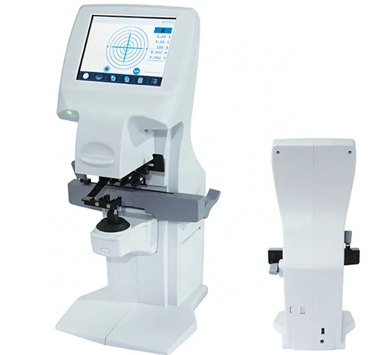 7-Inch Touch Screen UV Digital Auto Lensmeter Focimeter White With PD Printing for Lens Testing