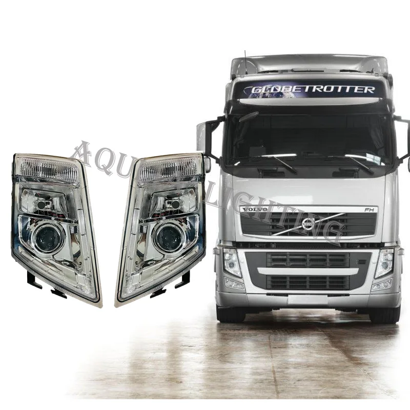 

1 PCS 24V Headlight Fit For VOLVO Truck FH12 FH16 FM9 Front Lamp 21035537 21035638