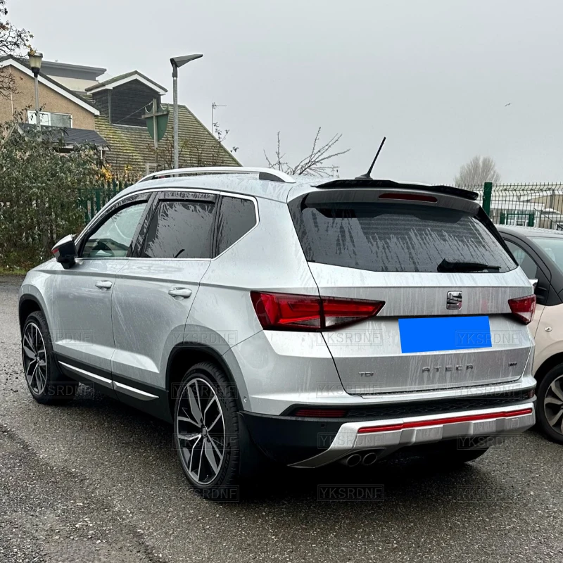 Rear Roof Lip Spoiler For Seat Ateca 2016-2020 Roof Spoiler Gloss Black ABS Plastic Car Rear Wing Seat Ateca 5FP FR Cupra Ateca