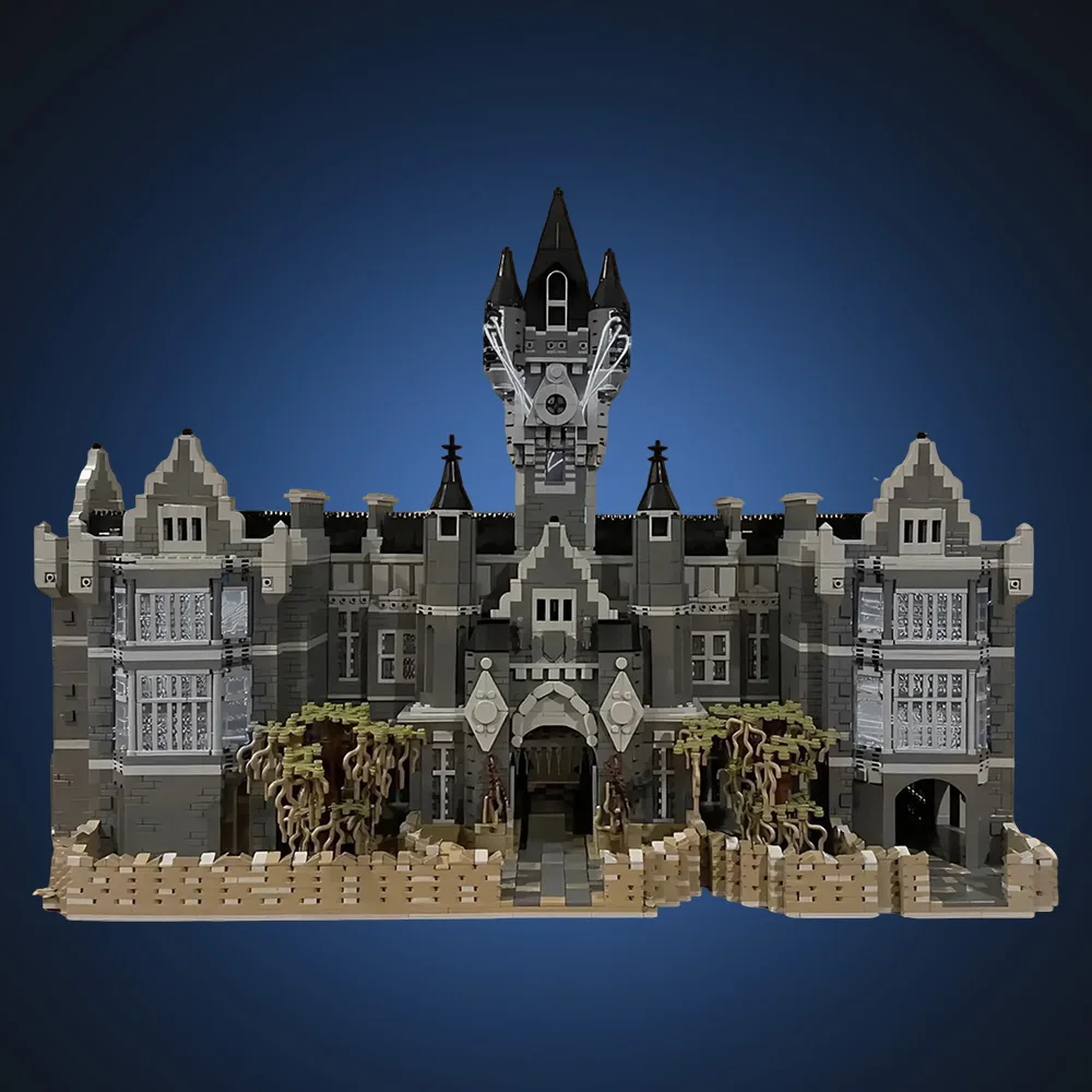 

MOC Frankensteined Haunted House Bricks Model Frankensteined Haunted House Architecture Building Block Assembly Toys Kids Gifts