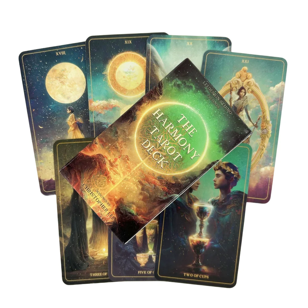 The Harmony Tarot Deck Cards Game Divination Deck English Versions Edition Oracle Board Playing Table Game For Party