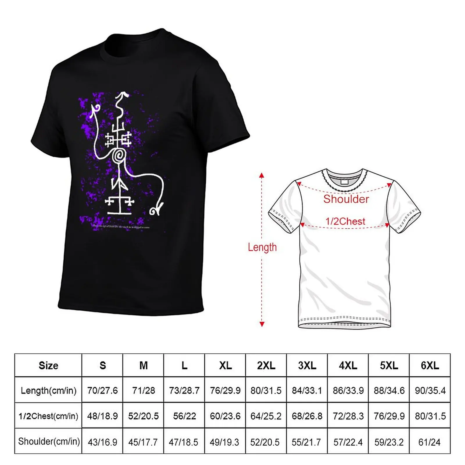 Pazuzu Sigil Magic Seal of the Sumerian God PAZUZU T-Shirt Minimal Art Print T-Shirt