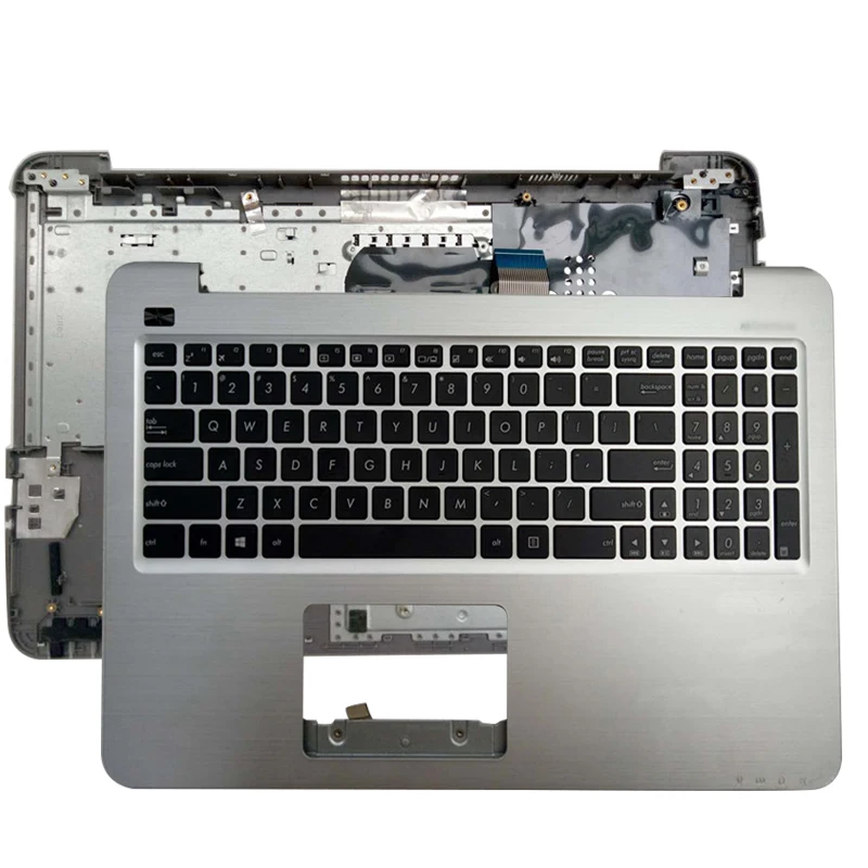 

For Asus X556 FL5900U A556U K556UA X556UA F556U VM591U V556U Laptop Palmrest Upper Case US Keyboard Silver