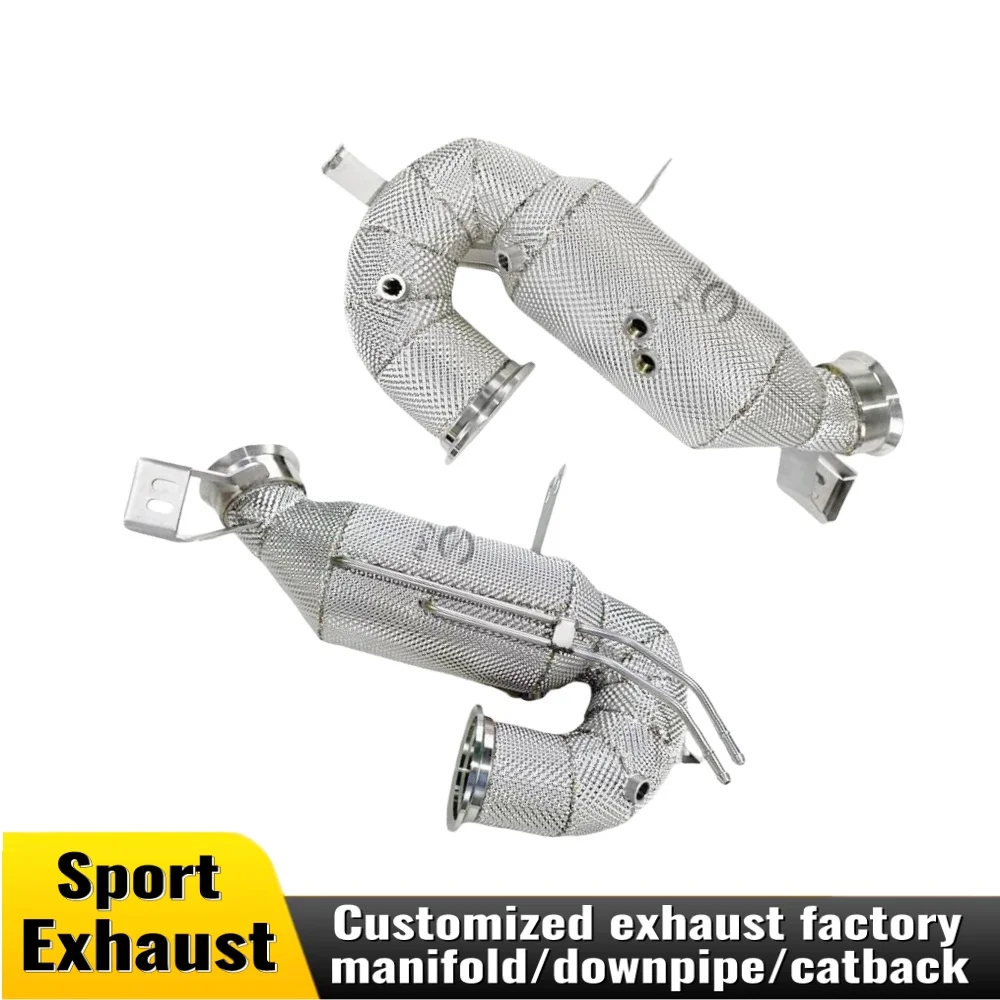 

Exhaust downspout for the Mercedes-Benz E260 E300 W214 2.0T stainless steel racing performance headlight exhaust pipe retrofit