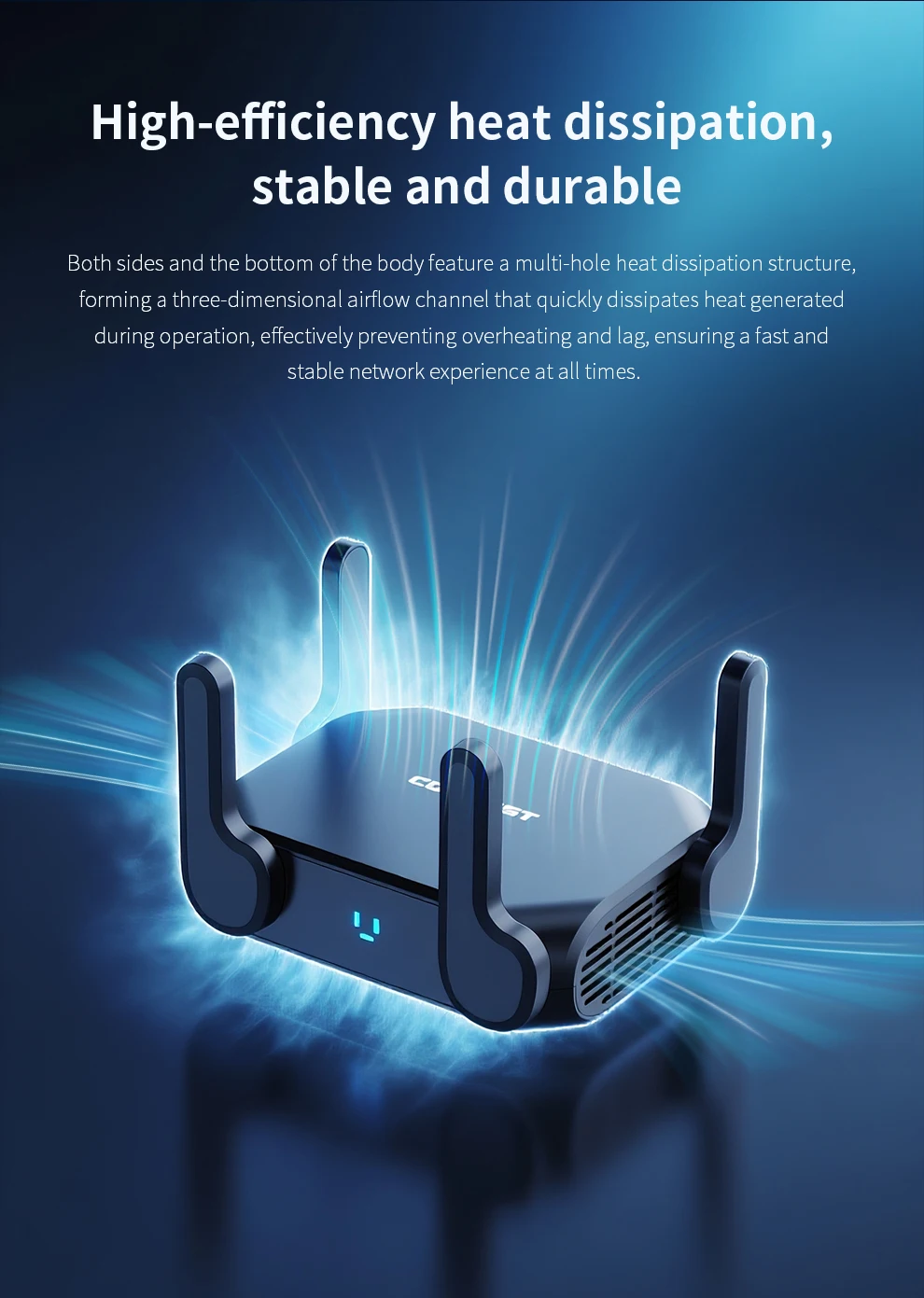 كومفاست AX3000 MESH WiFi6 جيجابت راوتر لاسلكي USB 3.0 2.5 منفذ الشبكة ثنائي النطاق 2.4G/5.8Ghz مكاسب عالية 4 هوائي للمنزل #2