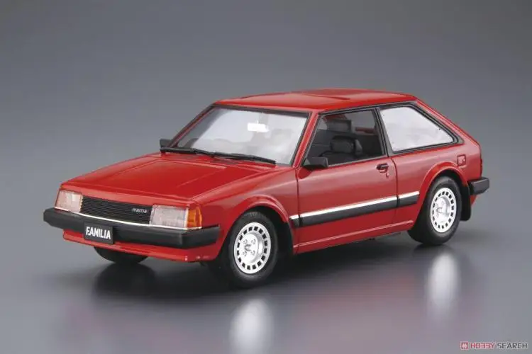 Aoshima 05589 Static Assembled Car Model Toy 1/24 Scale For Mazda 323 BD Familia XG 1980 Car Model Kit