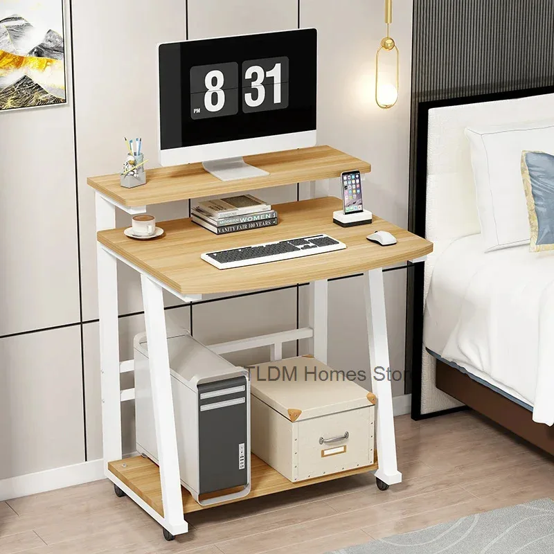 Ergonomic Study Computer Desks Coffee Bookcase Notebook Table Standing Modern Design Monitor Mesas De Computador Home Furniture